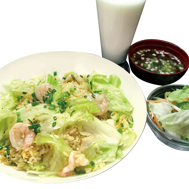 えびレタスチャーハン